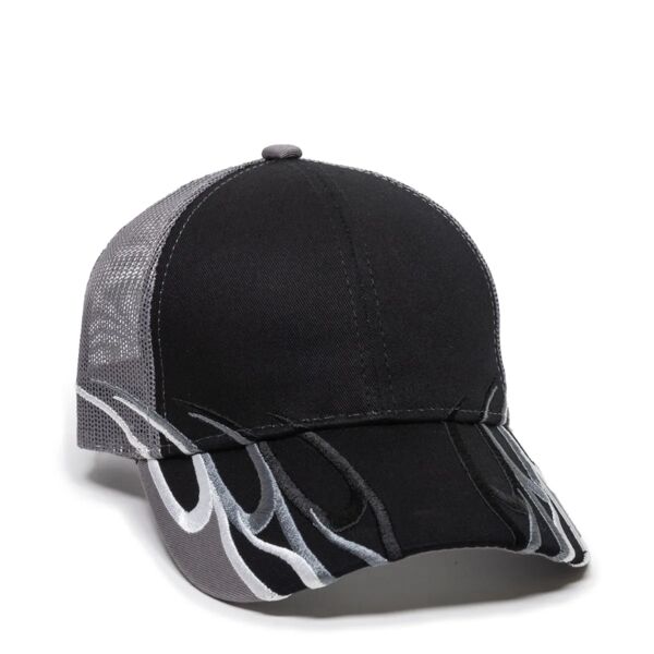 Racing W/Embroidered Wave Mesh Back Thumbnail