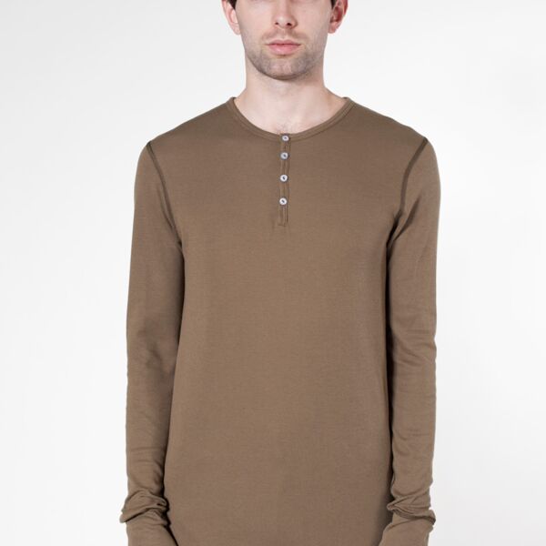 t457 Baby Thermal L/S Henley Thumbnail