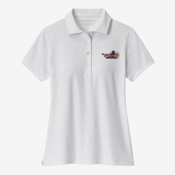   -  Women's Short Sleeve Button Polo Thumbnail