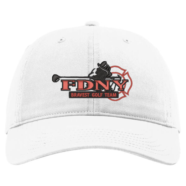   - Peach Twill Dad Hat Thumbnail