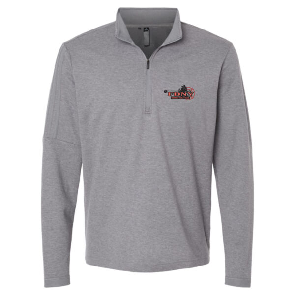   - Men's 3-Stripe Quarter-Zip Sweater Pullover Thumbnail