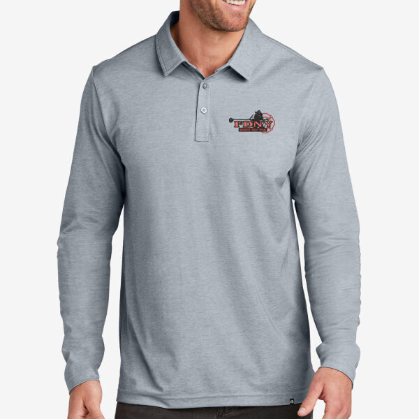   - Oceanside Heather Long Sleeve Polo Thumbnail