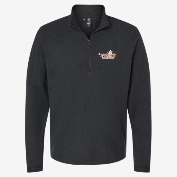   - Men's 3-Stripe Quarter-Zip Sweater Pullover Thumbnail
