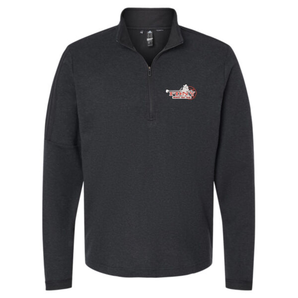   - Men's 3-Stripe Quarter-Zip Sweater Pullover Thumbnail
