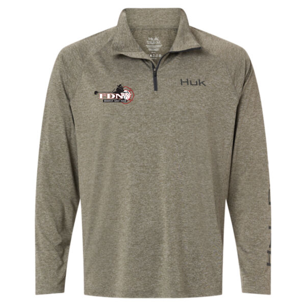   - Men's Airweight Heather Quarter-Zip Pullover Thumbnail