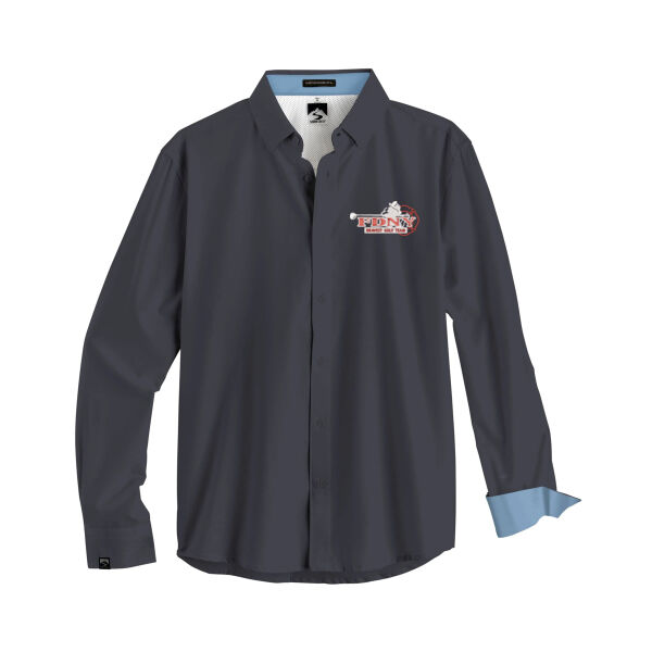   - Men's Influencer 4-Way Stretch Solid Woven Shirt Thumbnail