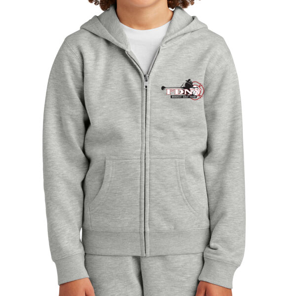   - Youth V.I.T. Fleece Full Zip Hoodie Thumbnail
