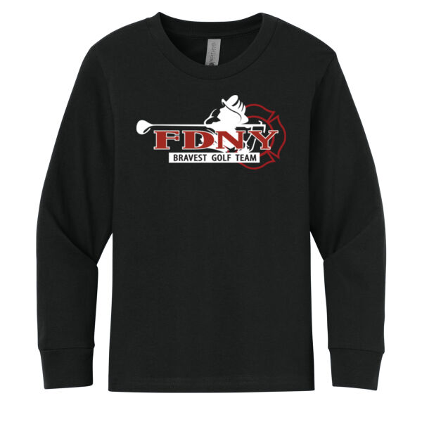   - Youth Cotton Long Sleeve Tee Thumbnail