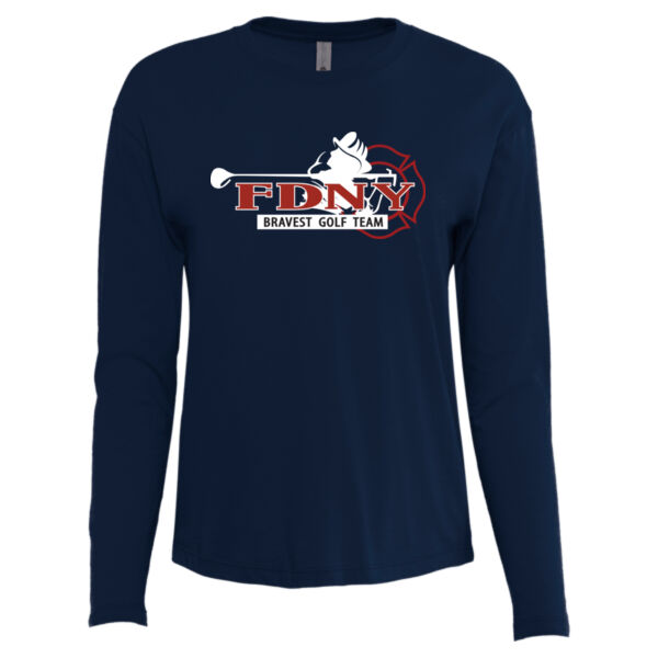  - Women's Cotton Relaxed Long Sleeve T-Shirt Thumbnail