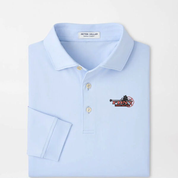   - Solid Stretch Jersey Long Sleeve Polo Thumbnail