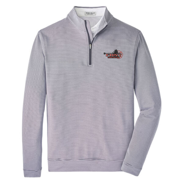   - Perth Sugar Stripe Performance Quarter Zip  Thumbnail