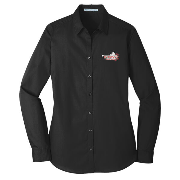   - Women's Long Sleeve Carefree Poplin Shirt Thumbnail