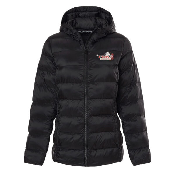   - Women's Lightweight Poly-filled Hooded Puffer Jacket Thumbnail