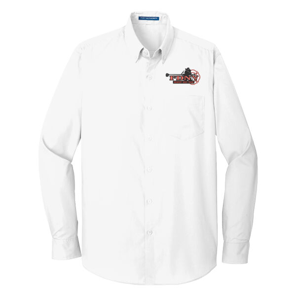   - Long Sleeve Carefree Poplin Shirt Thumbnail