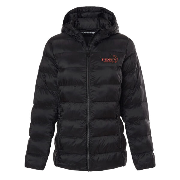   - Women's Lightweight Poly-filled Hooded Puffer Jacket Thumbnail